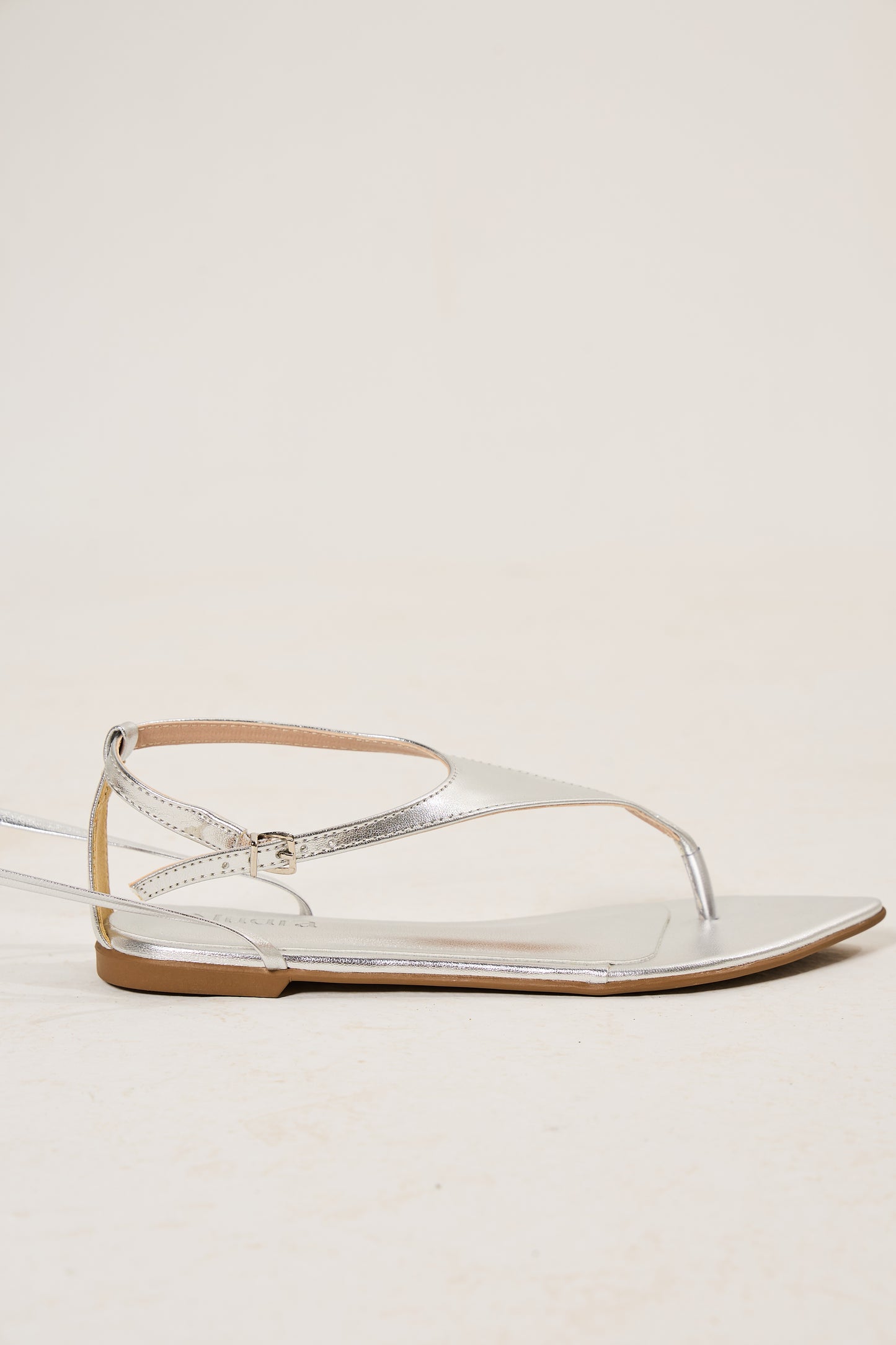 Rasteira Strappy Prata