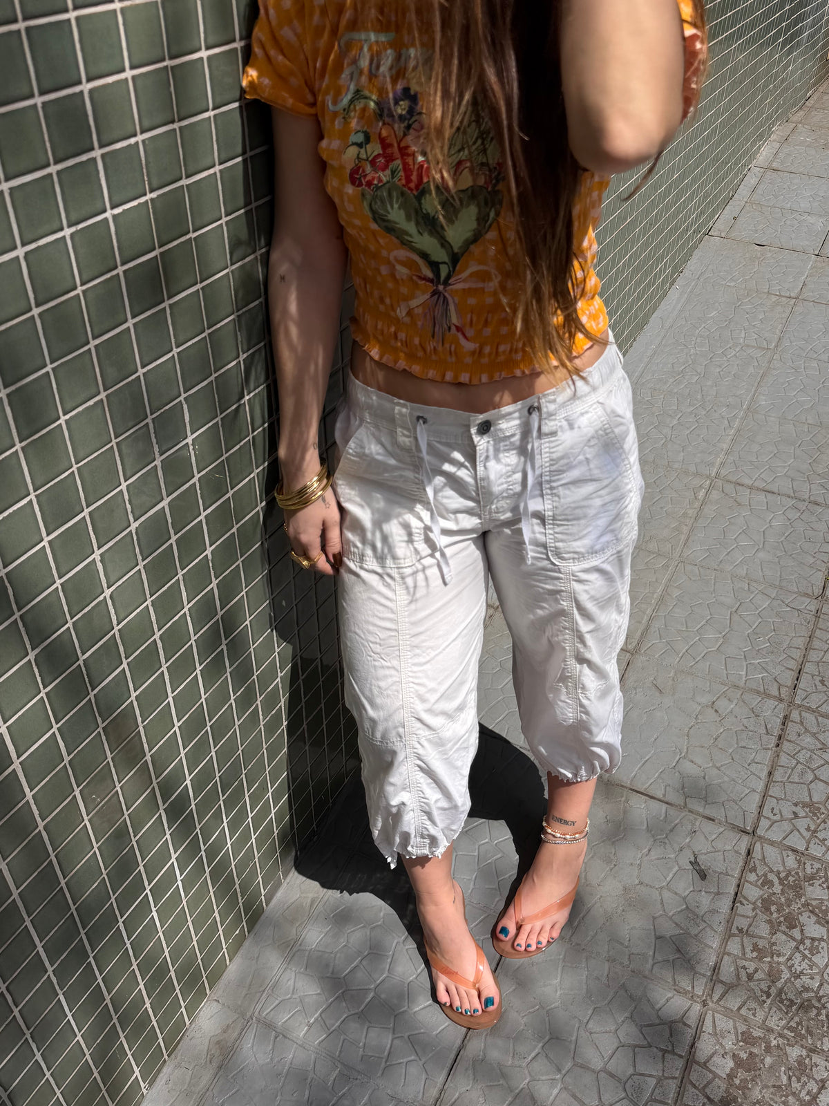 Chinelo Jelly Laranja