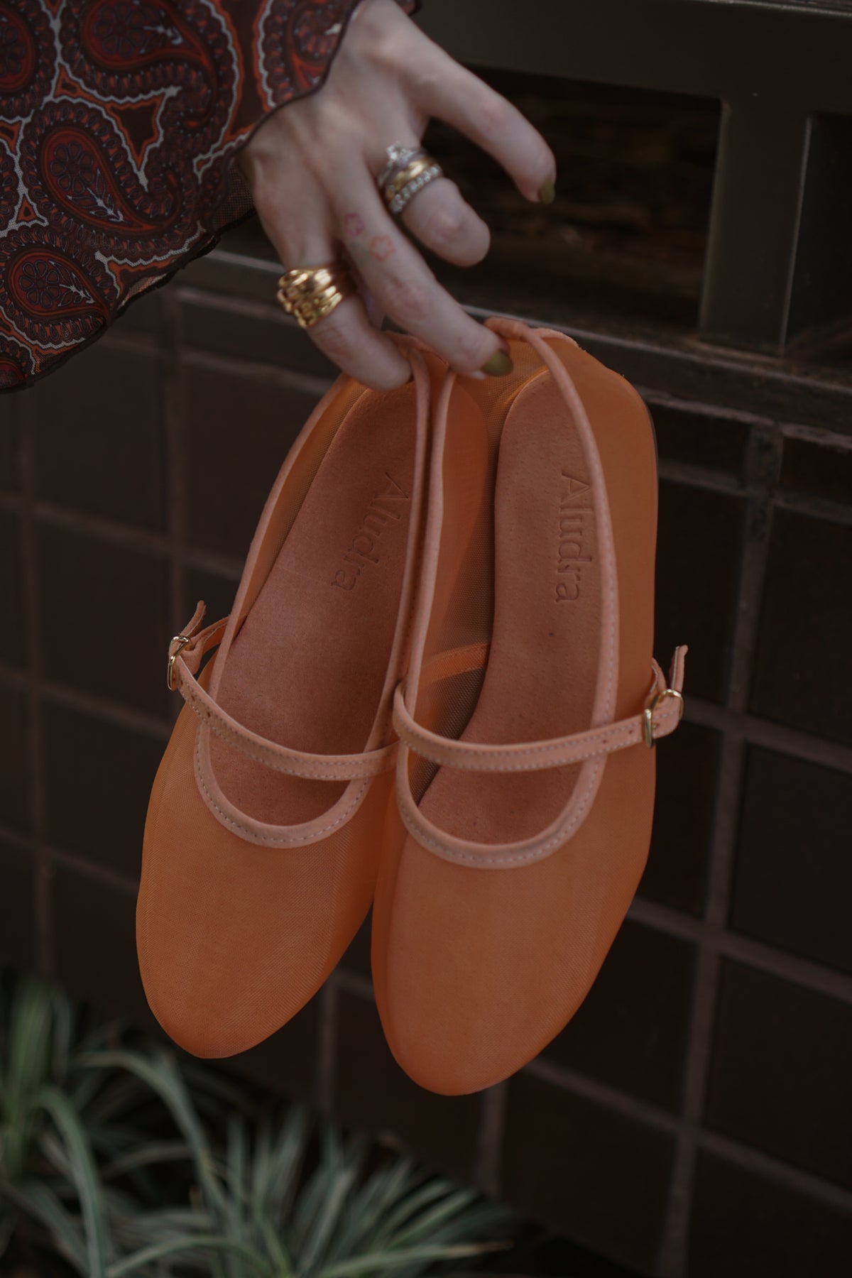 Sapatilha Zoe Tangerina