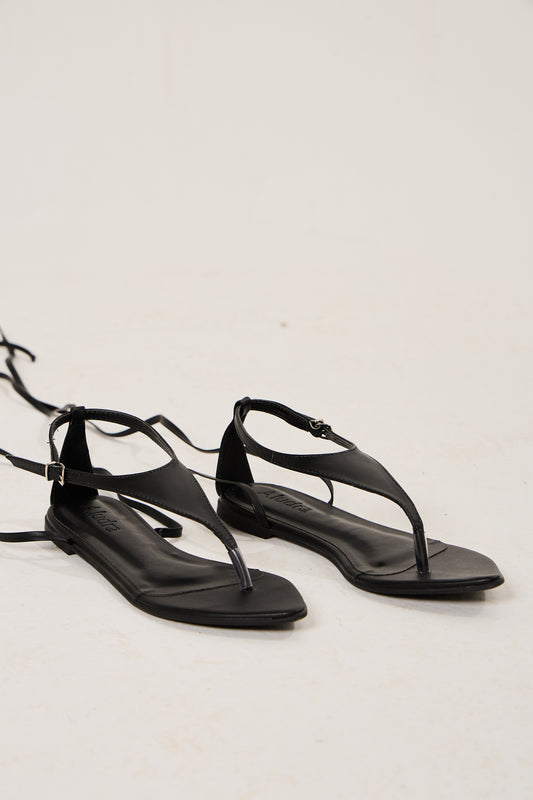 Rasteira Strappy Preta