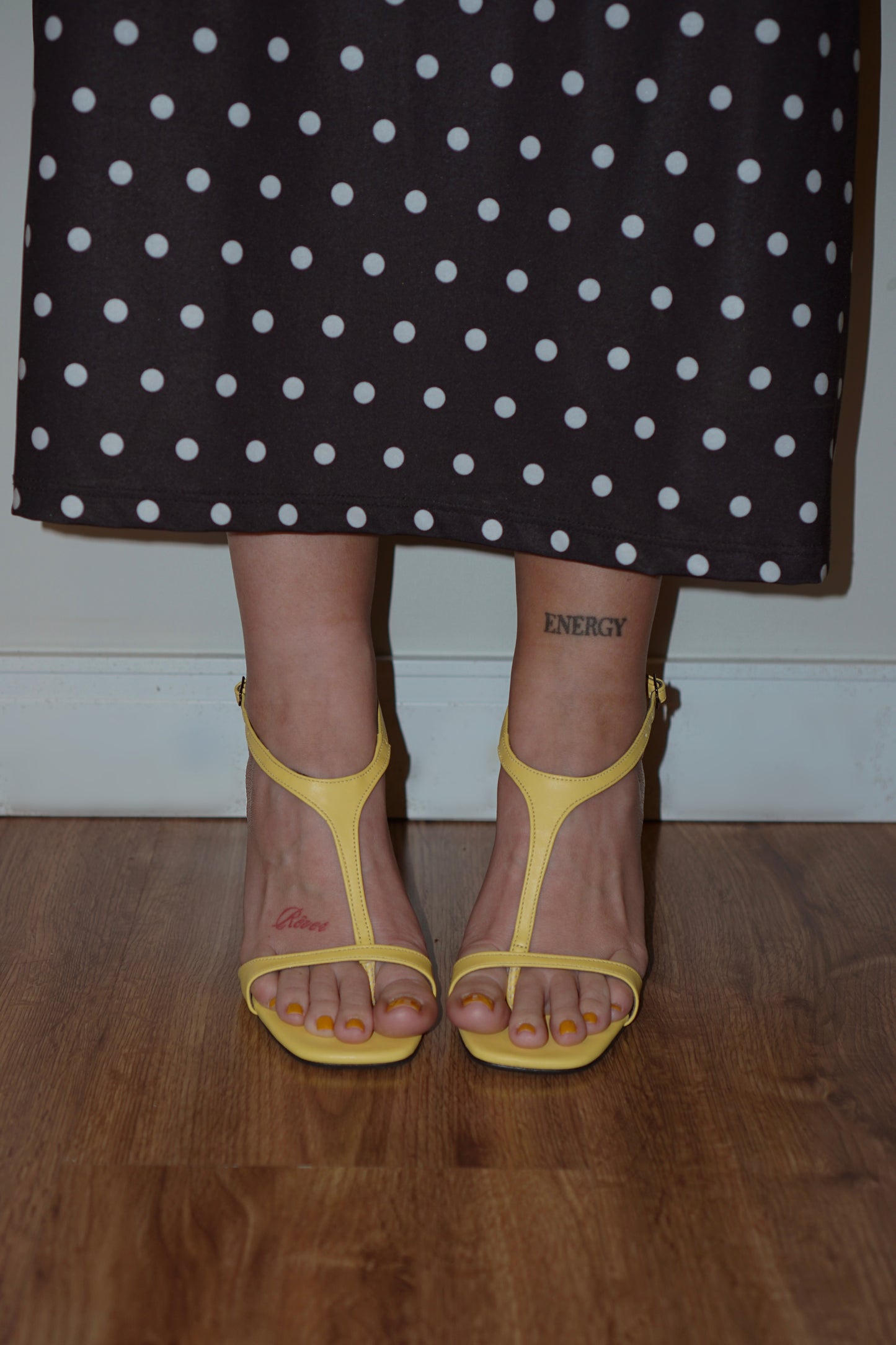 Sandália Zara Giallo