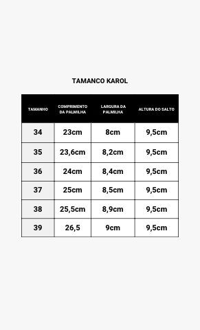 Tamanco Karol Poá