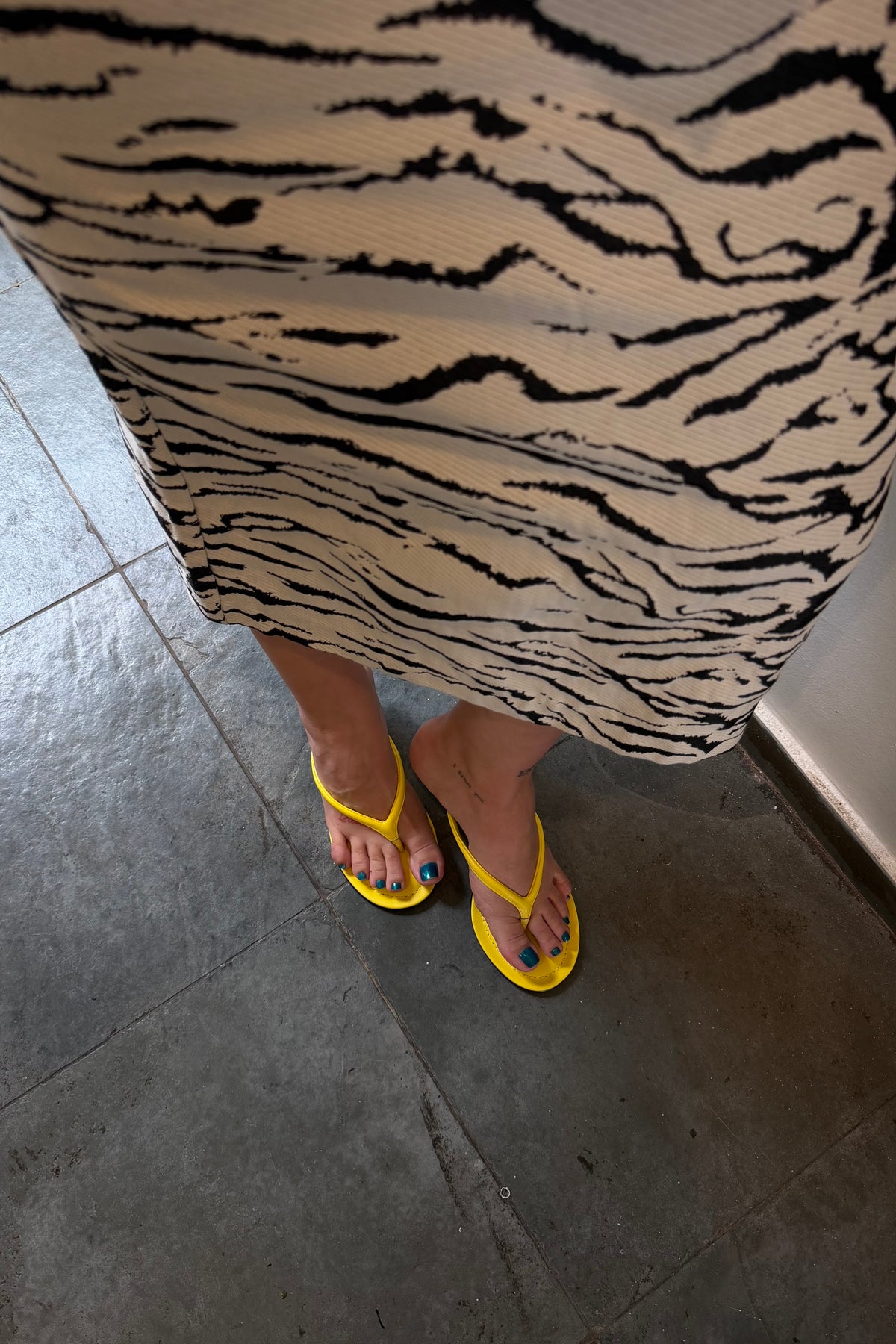 Tamanco Flip Amarelo
