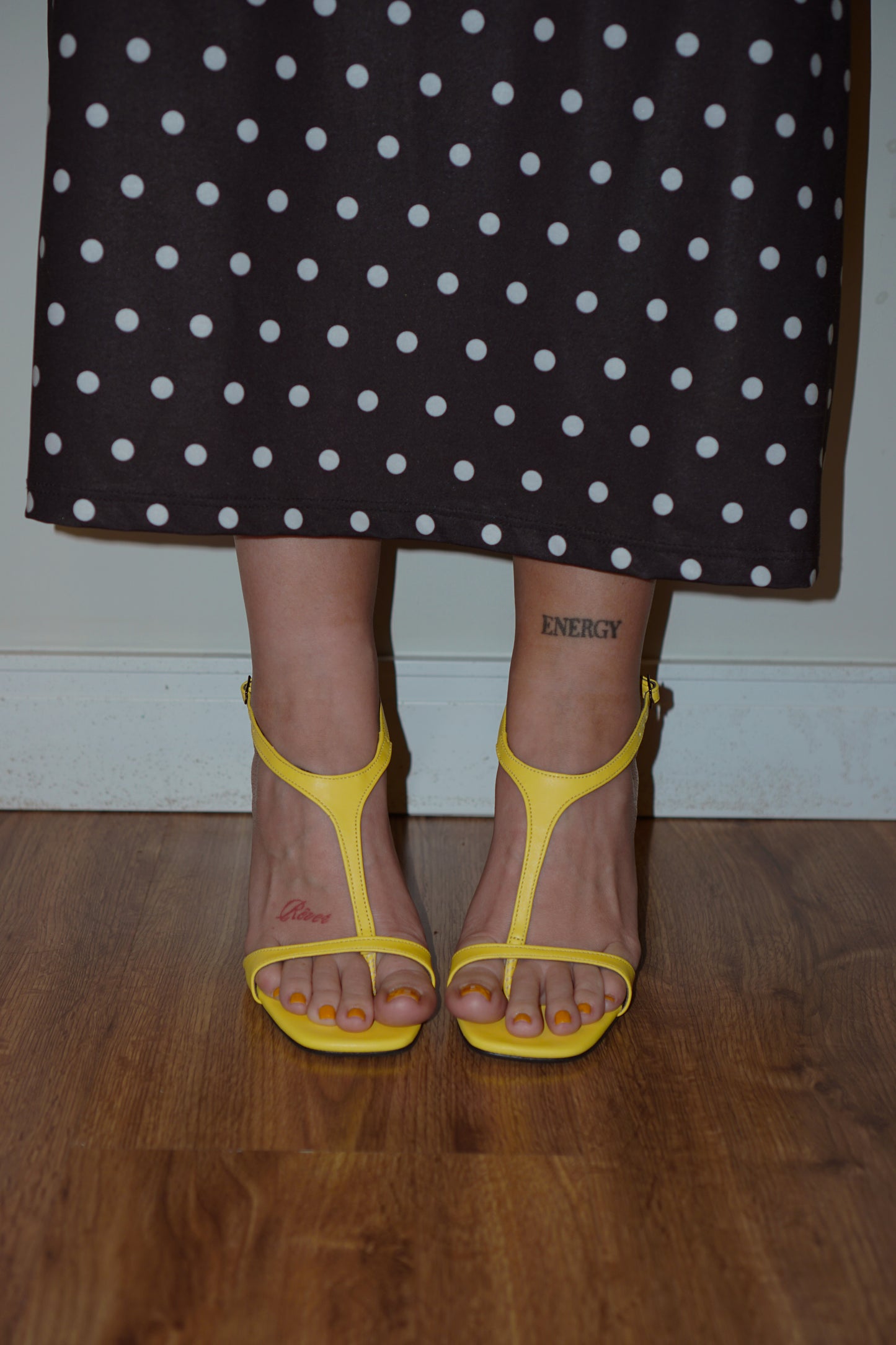 Sandália Zara Giallo