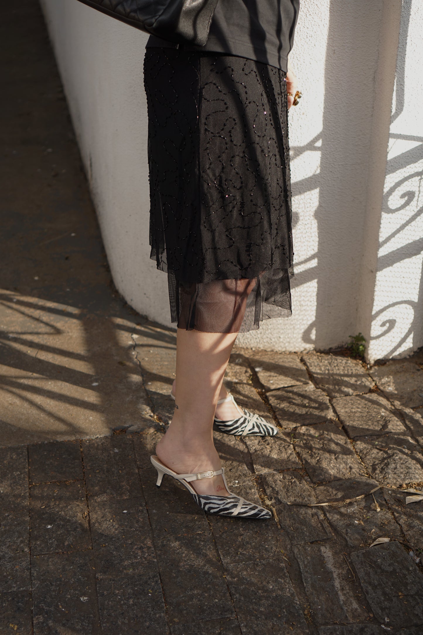 Mule Olivia Zebra