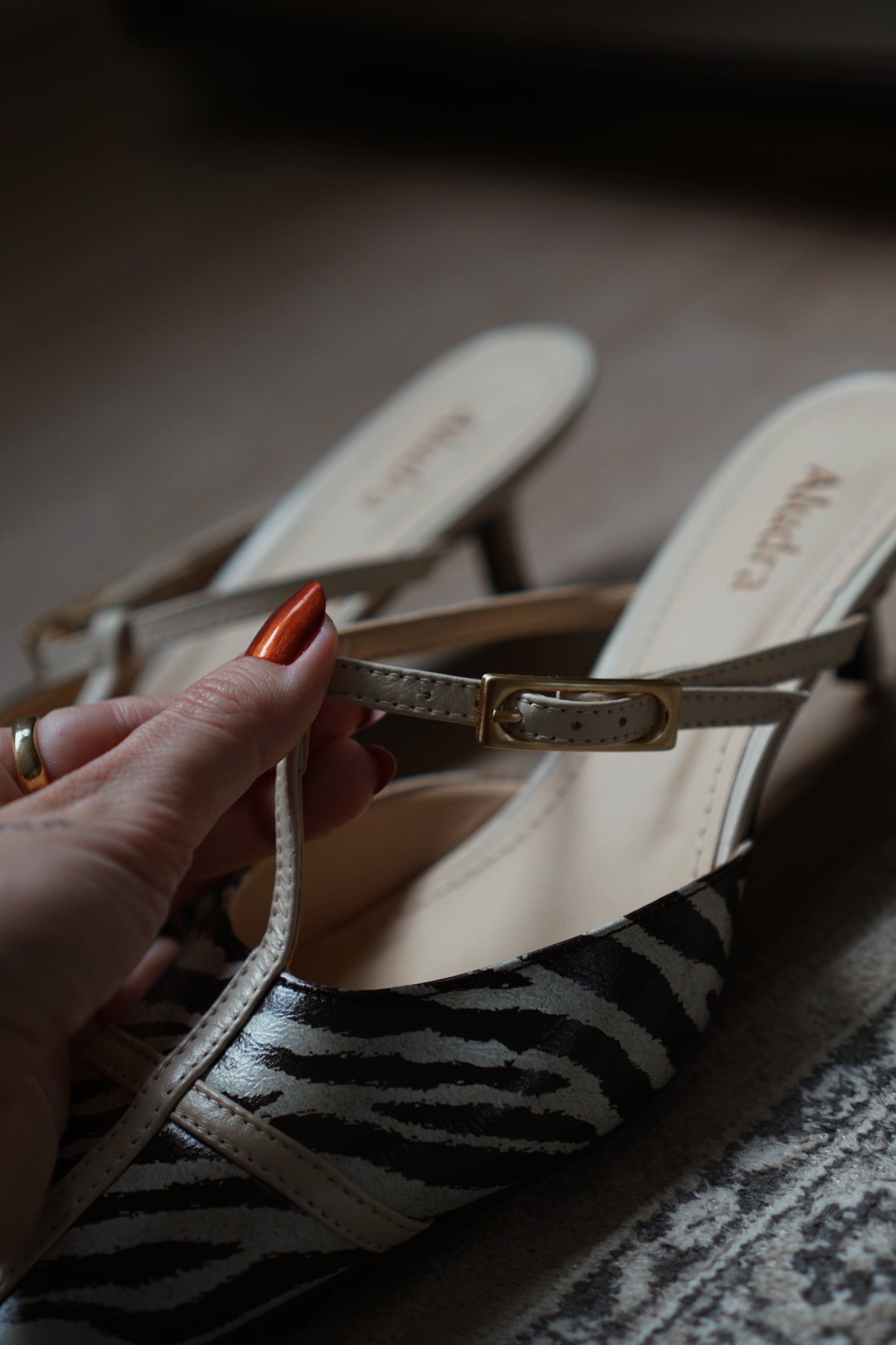 Mule Olivia Zebra