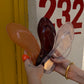 Chinelo Jelly Marrom