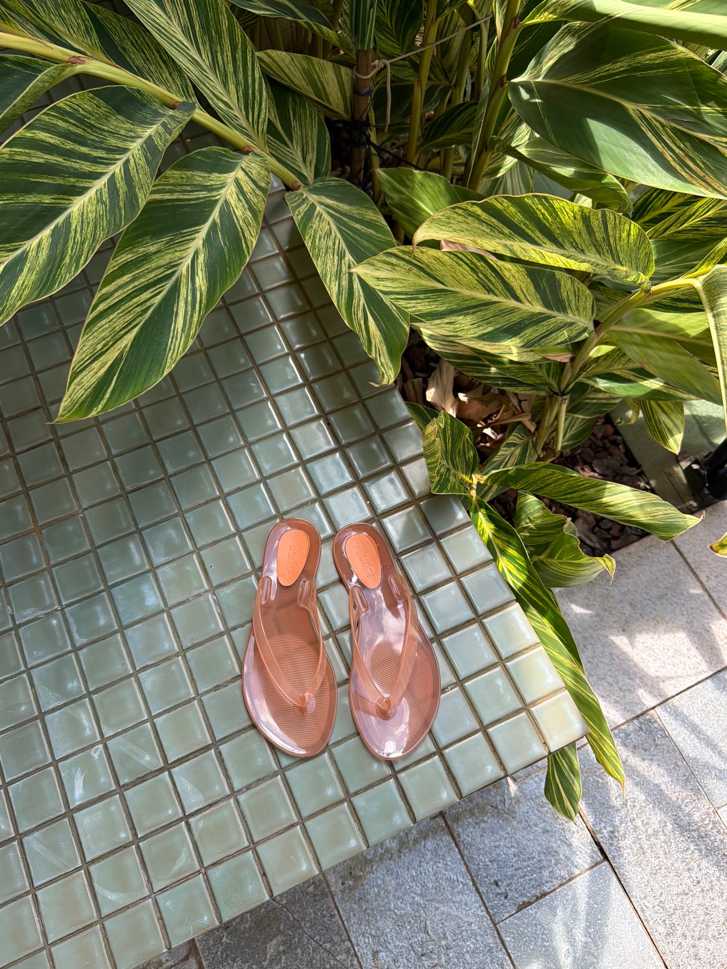 Chinelo Jelly Laranja