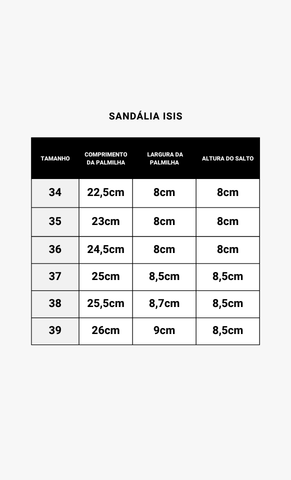 Sandália Isis Prata