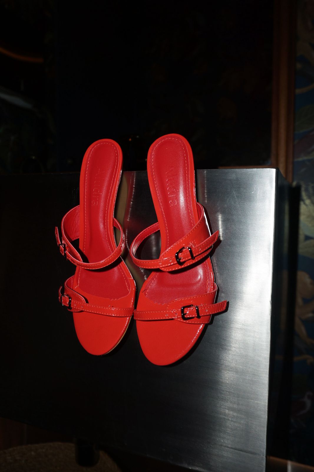 Tamanco Fivelas Rouge