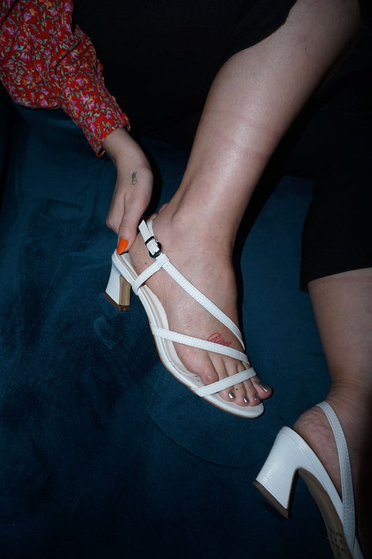 Sandália Cora Branca